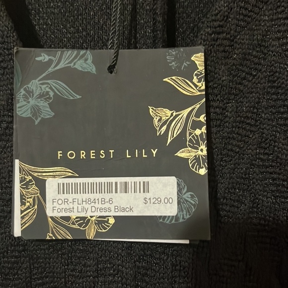 NWT Forest Lilly Black Super Maxi Sleeveless Dress a168 - Picture 4 of 8